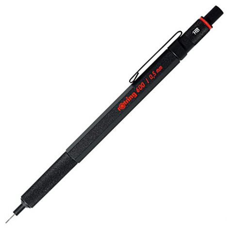Ołówek automatyczny rOtring 600 metalowy 0.5mm, czarny